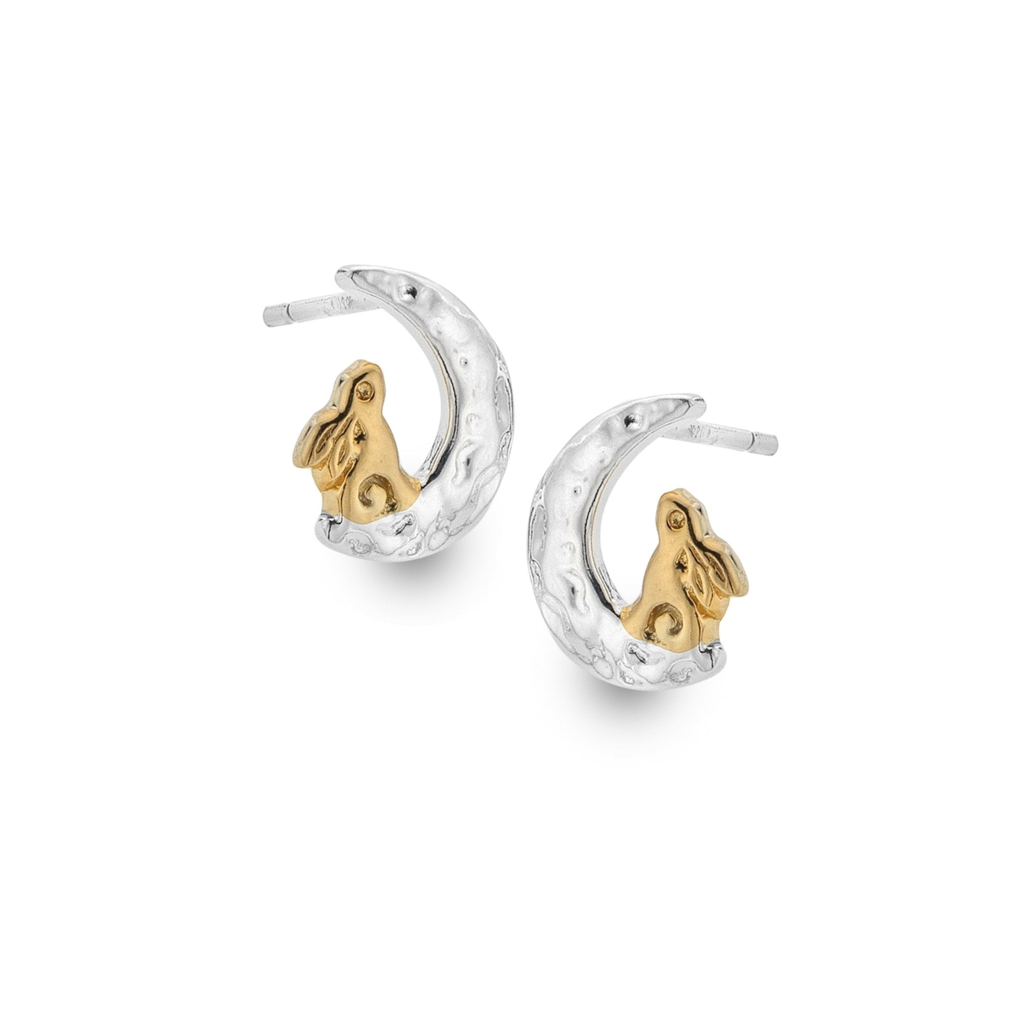 Mystical Hare Moon Studs
